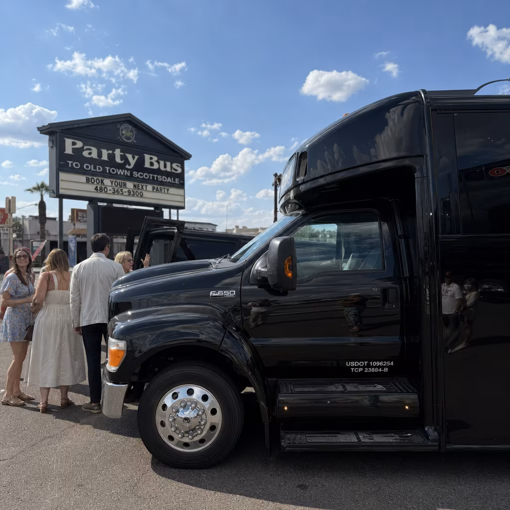 Rent a Bus to Old Town Scottsdale