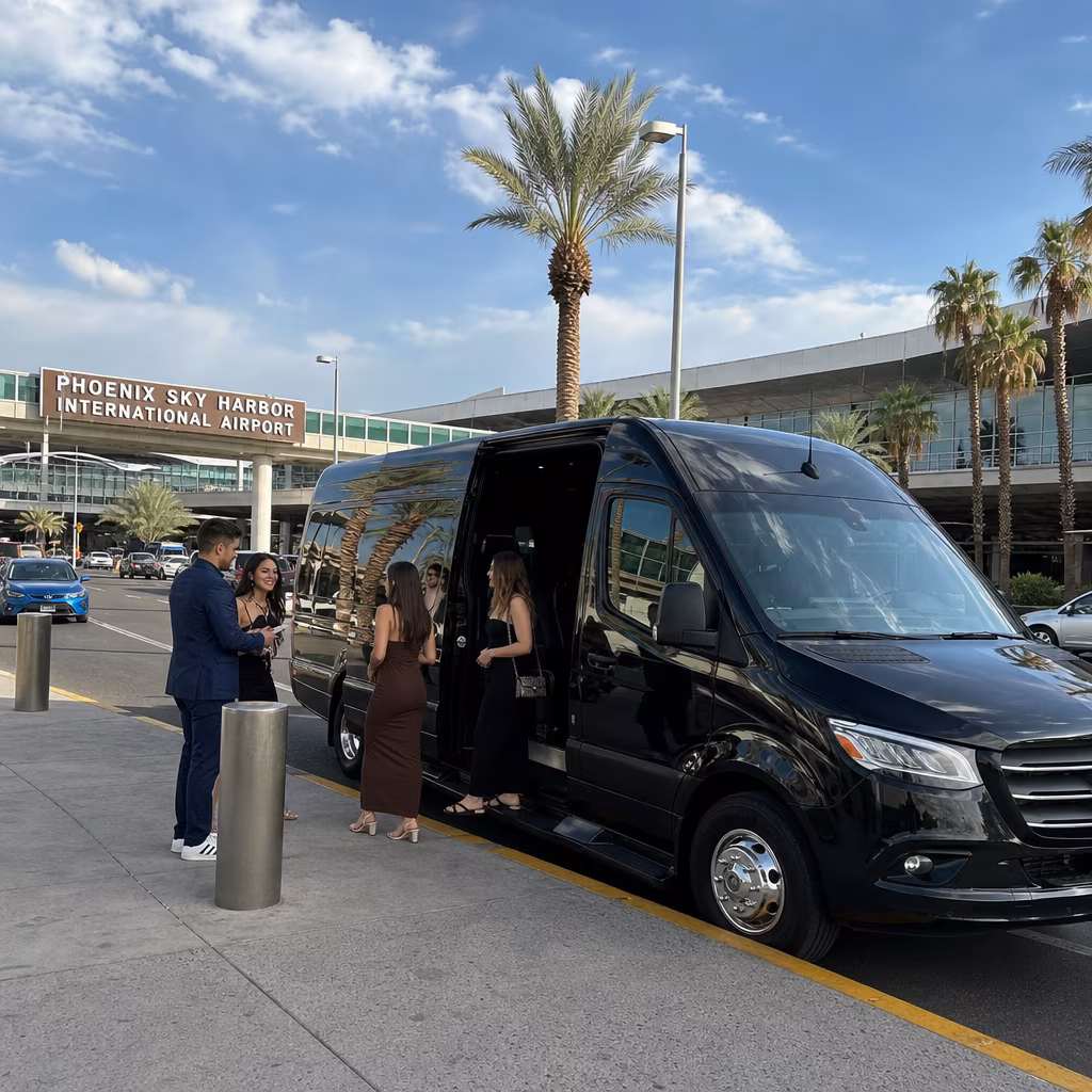 Rent a Bus to Phoenix Sky Harbor Airport