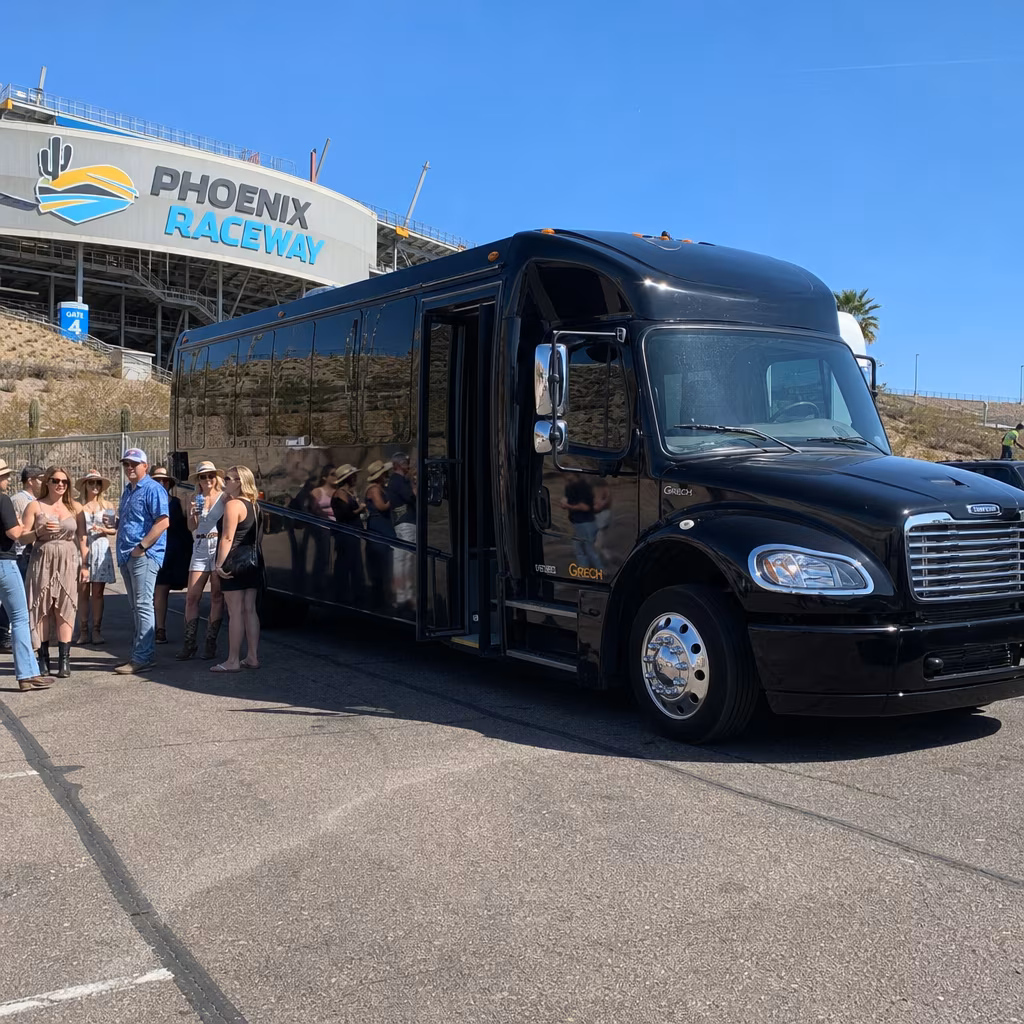 Rent a Bus to Phoenix Raceway