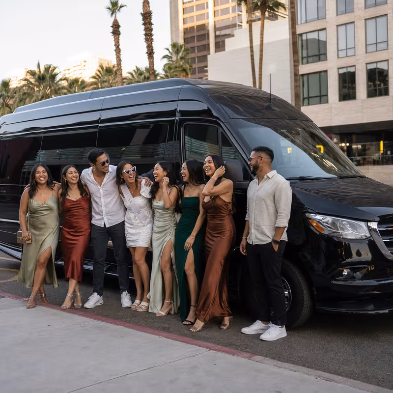 Phoenix Bachelor & Bachelorette Transportation fleet vehicle