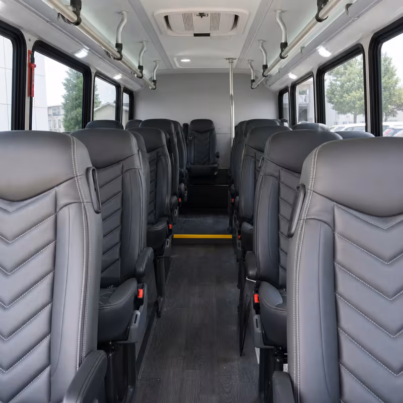 15-35 Passenger Minibus Interior