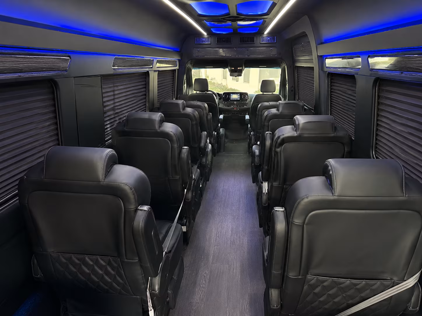 Phoenix Corporate Transportation party bus interior