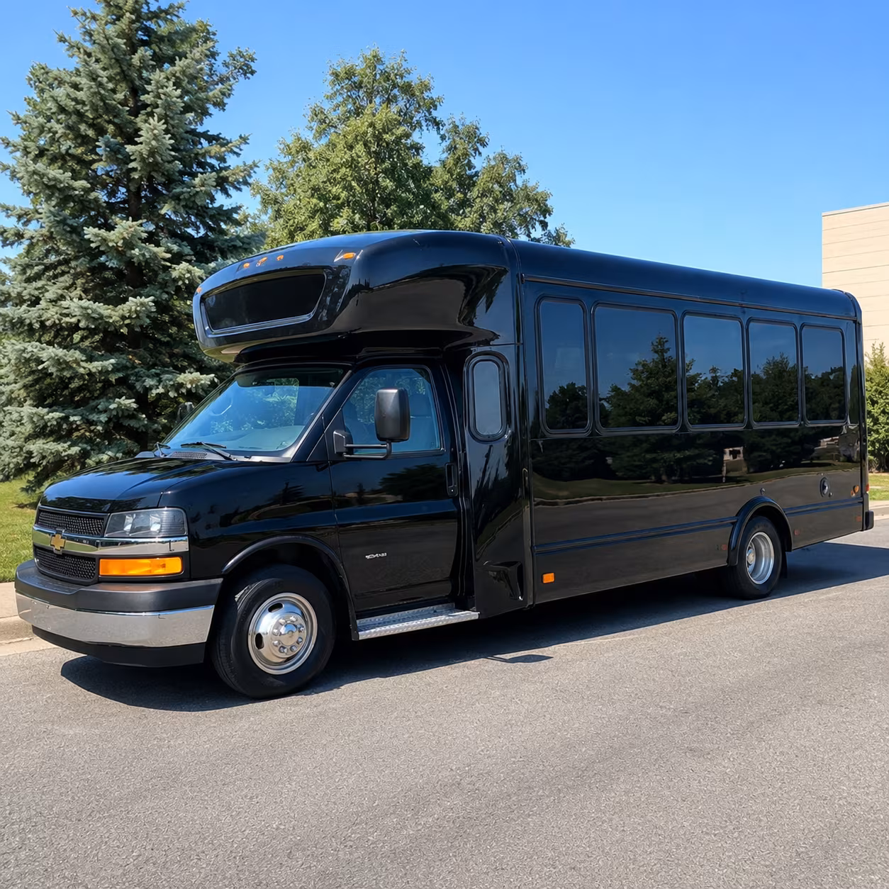 Phoenix Private Event Transportation party bus exterior