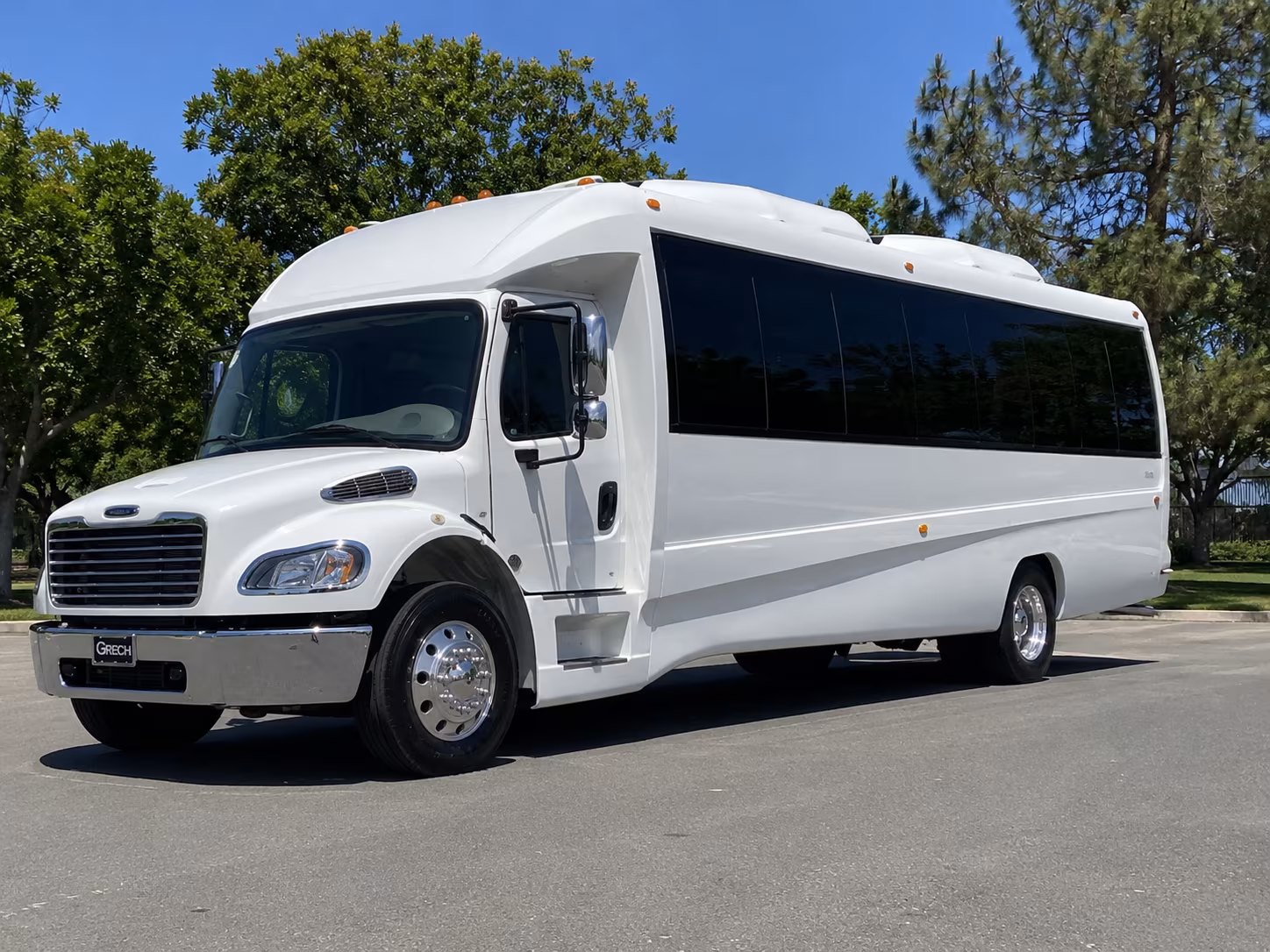 Phoenix Private Event Transportation party bus exterior