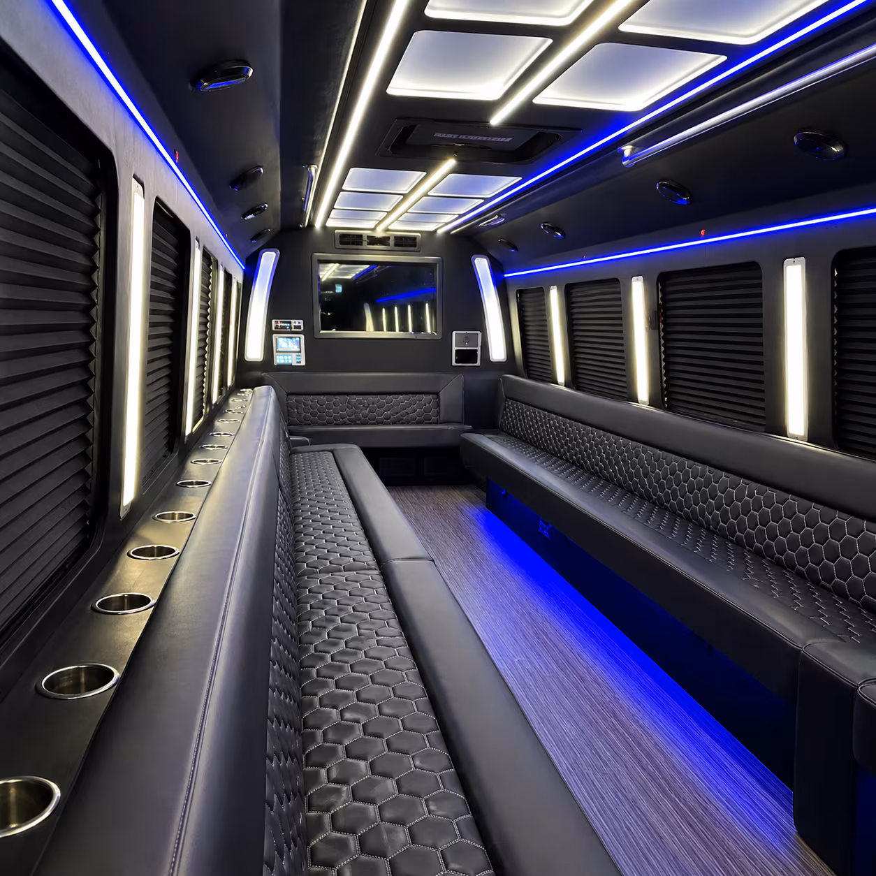 Phoenix Private Event Transportation party bus exterior
