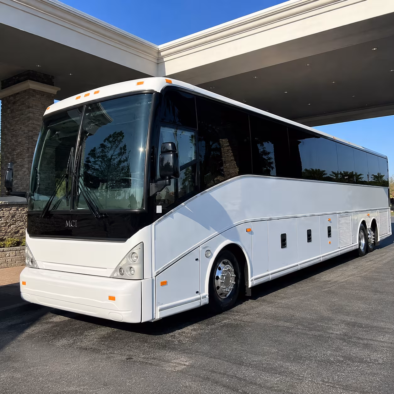 Phoenix School Event Transportation party bus exterior