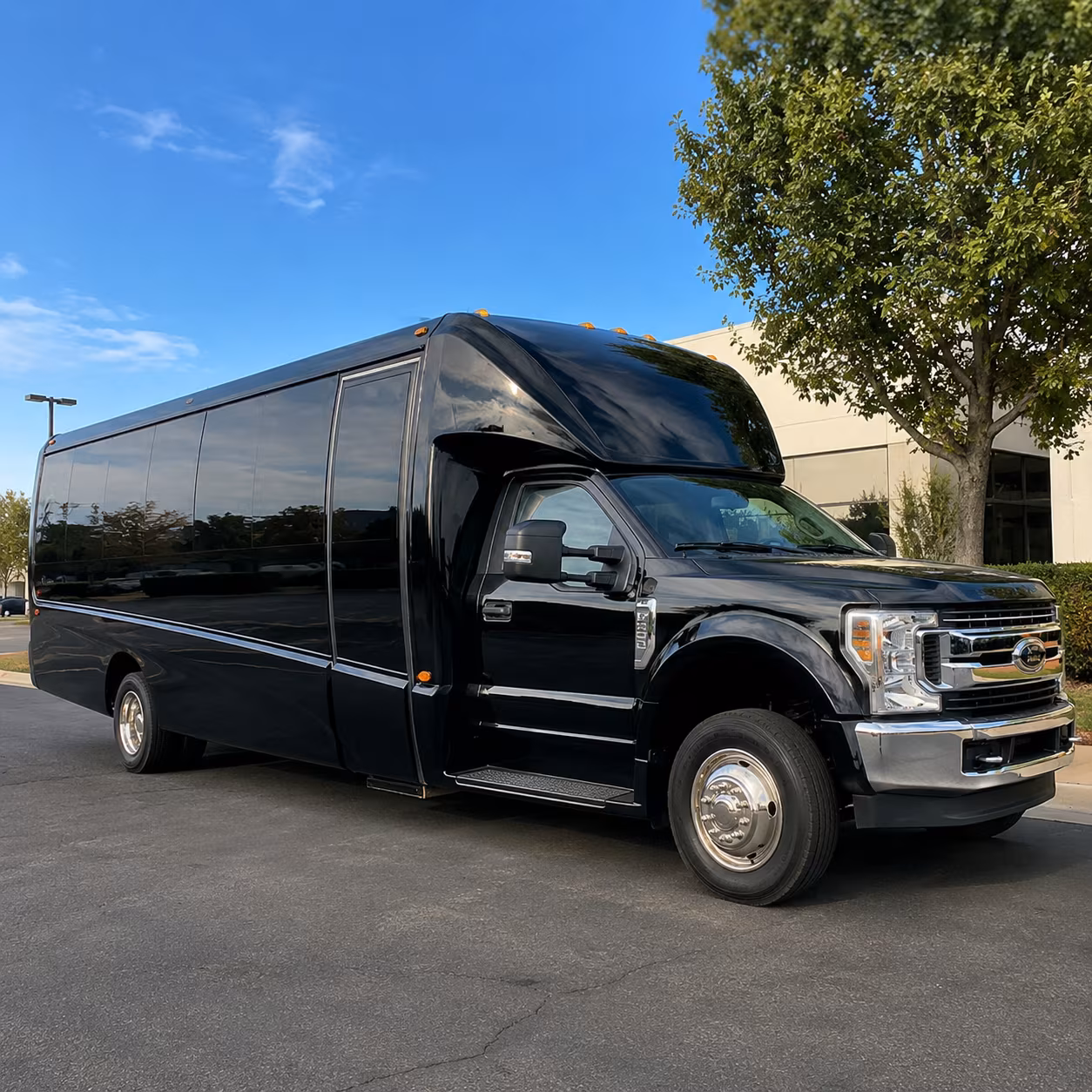 Phoenix School Event Transportation party bus exterior