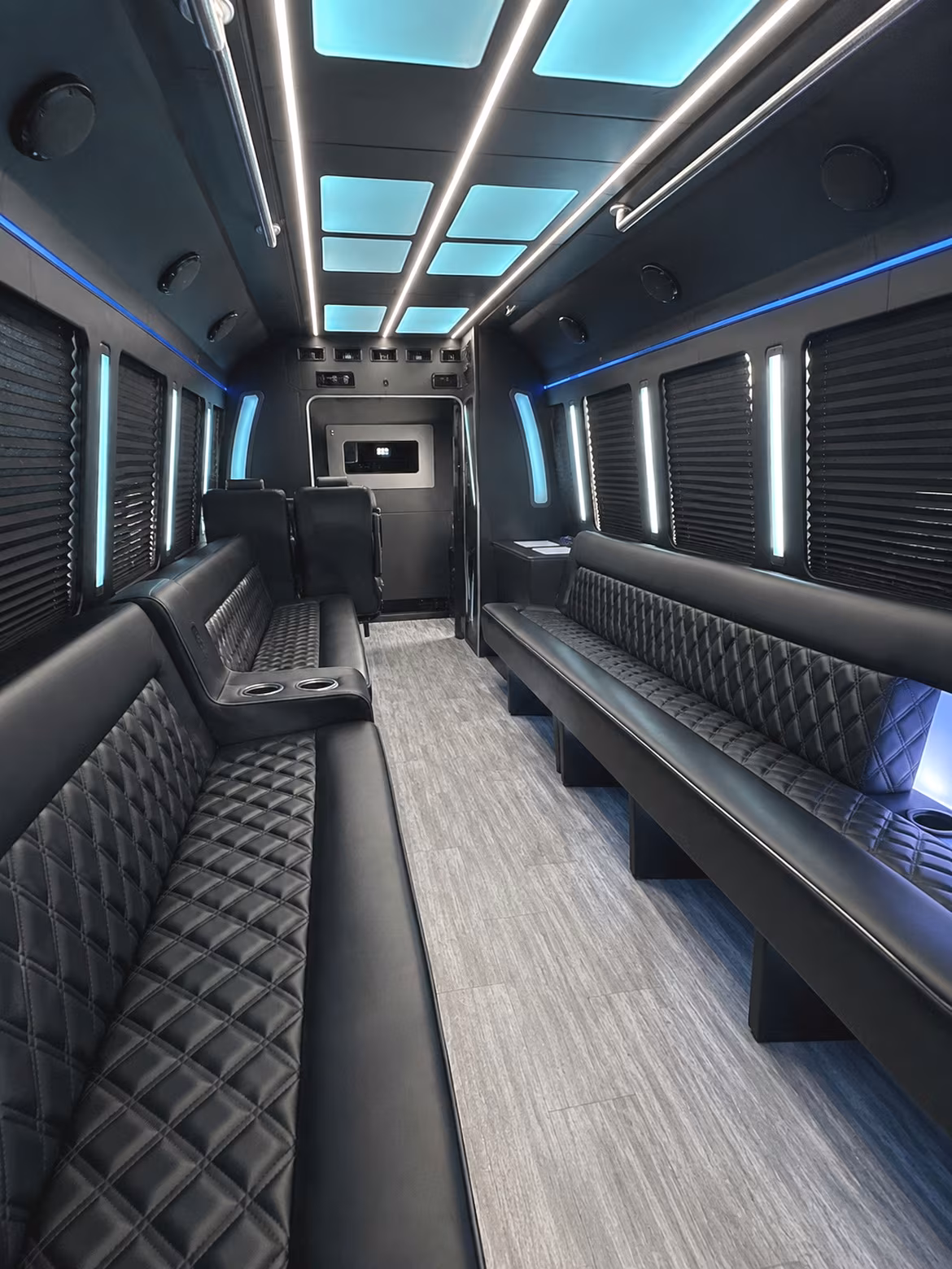 Phoenix Sporting Event Transportation party bus interior