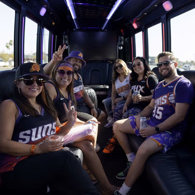 Phoenix Sporting Event Transportation fleet vehicle